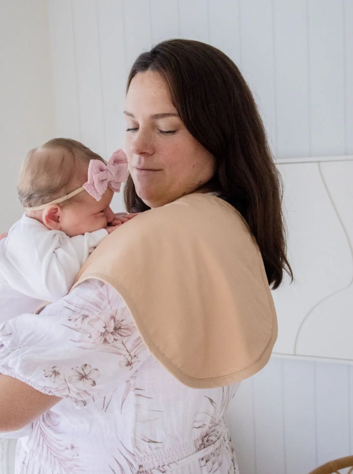 Bambella Designs Burp Cloth 2 Pack | Bloom & Nude
