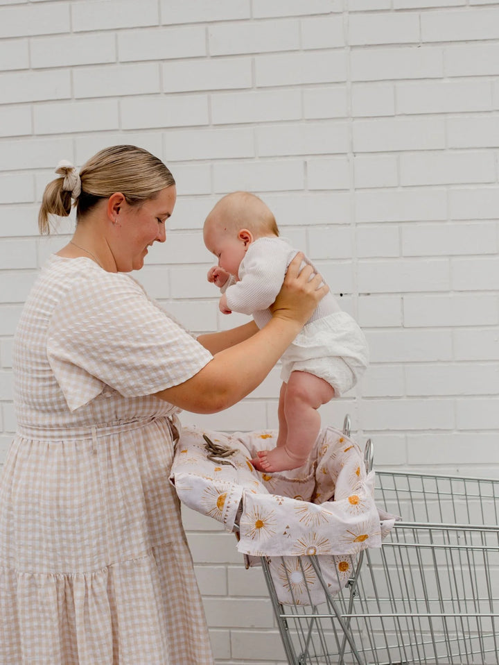 Bambella Designs Universal Padded Trolley Liner | Bohemian Sunshine