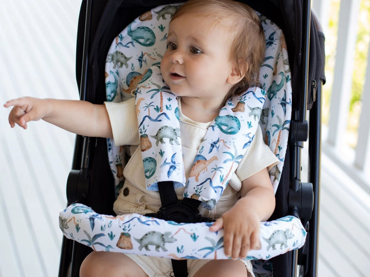 Bambella Designs Harness Covers | Wild Dinosaurs