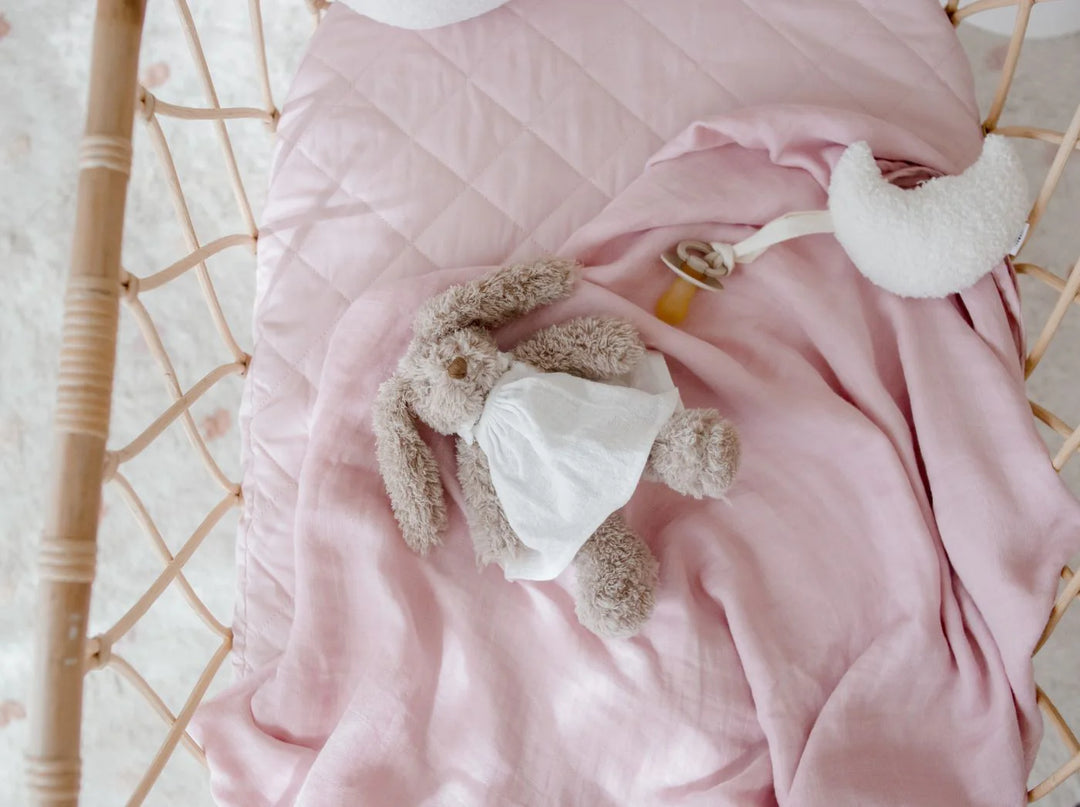 Bambella Designs Bamboo Cotton Muslin Swaddle | Primrose
