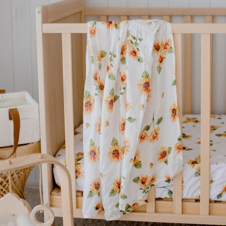 Bambella Designs Bamboo Cotton Muslin Swaddle | Sunny Days