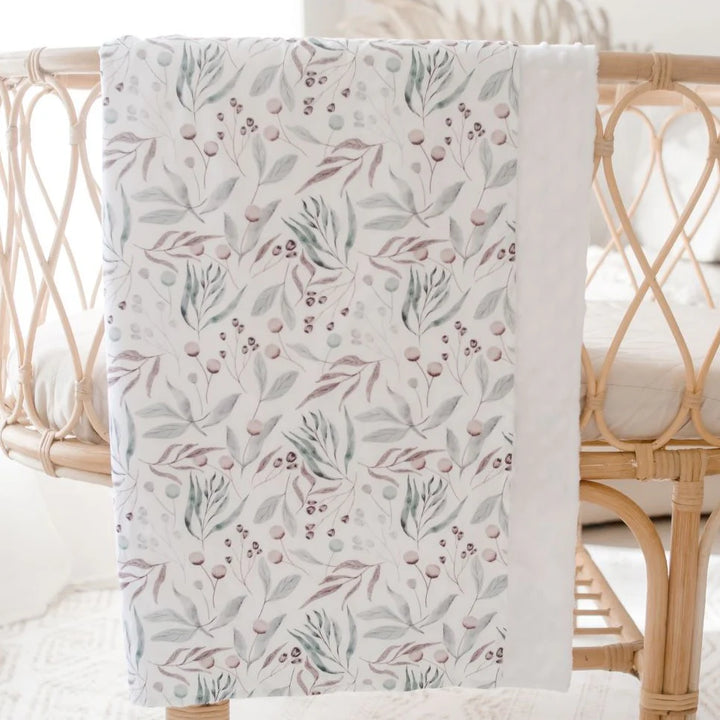 Bambella Designs Snuggle Blanket | Botanical