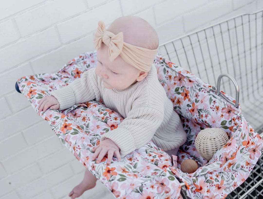 Bambella Designs Universal Padded Trolley Liner |Bloom