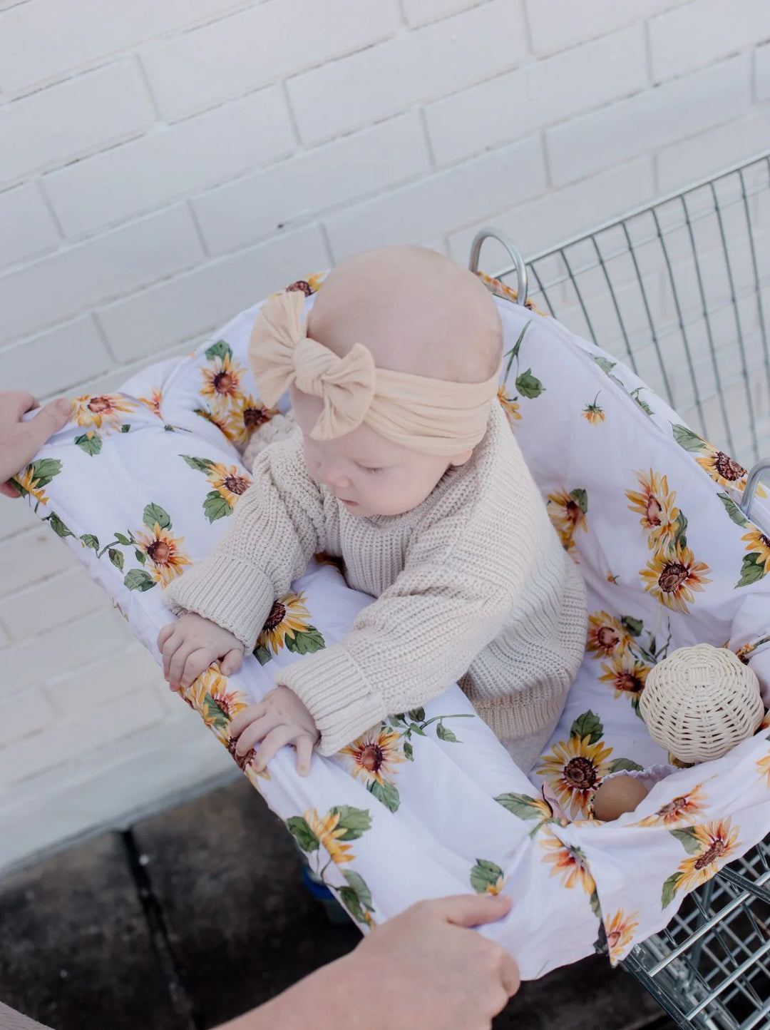 Bambella Designs Universal Padded Trolley Liner |Sunny Days