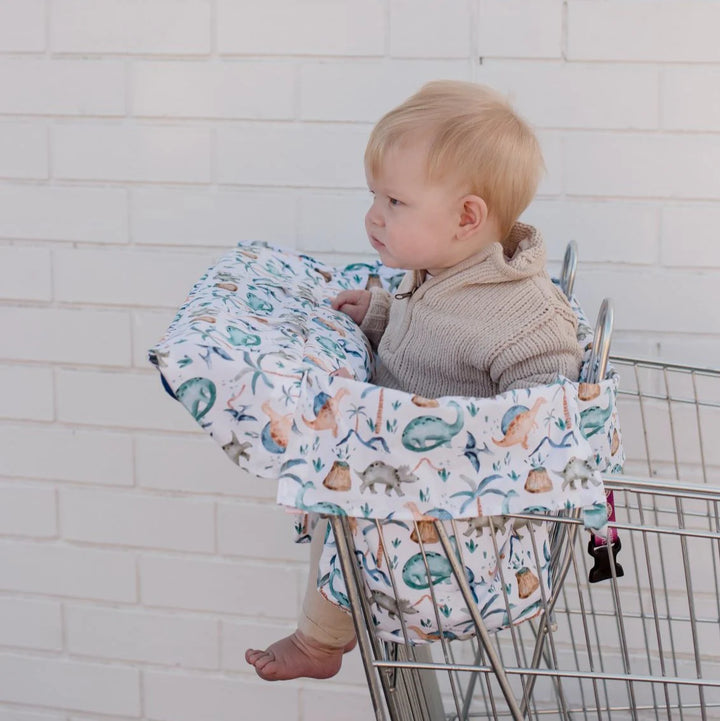 Bambella Designs Universal Padded Trolley Liner | Wild Dinosaurs