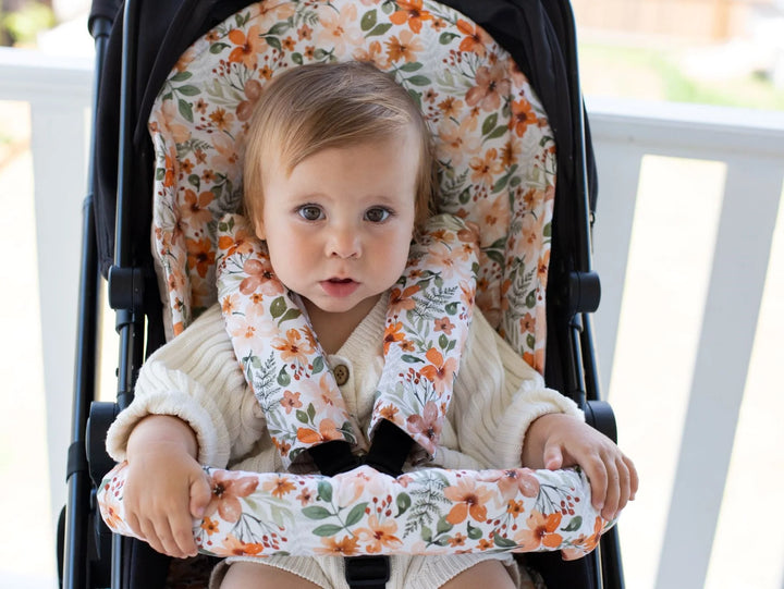 Bambella Designs Pram Bar Cover | Bloom
