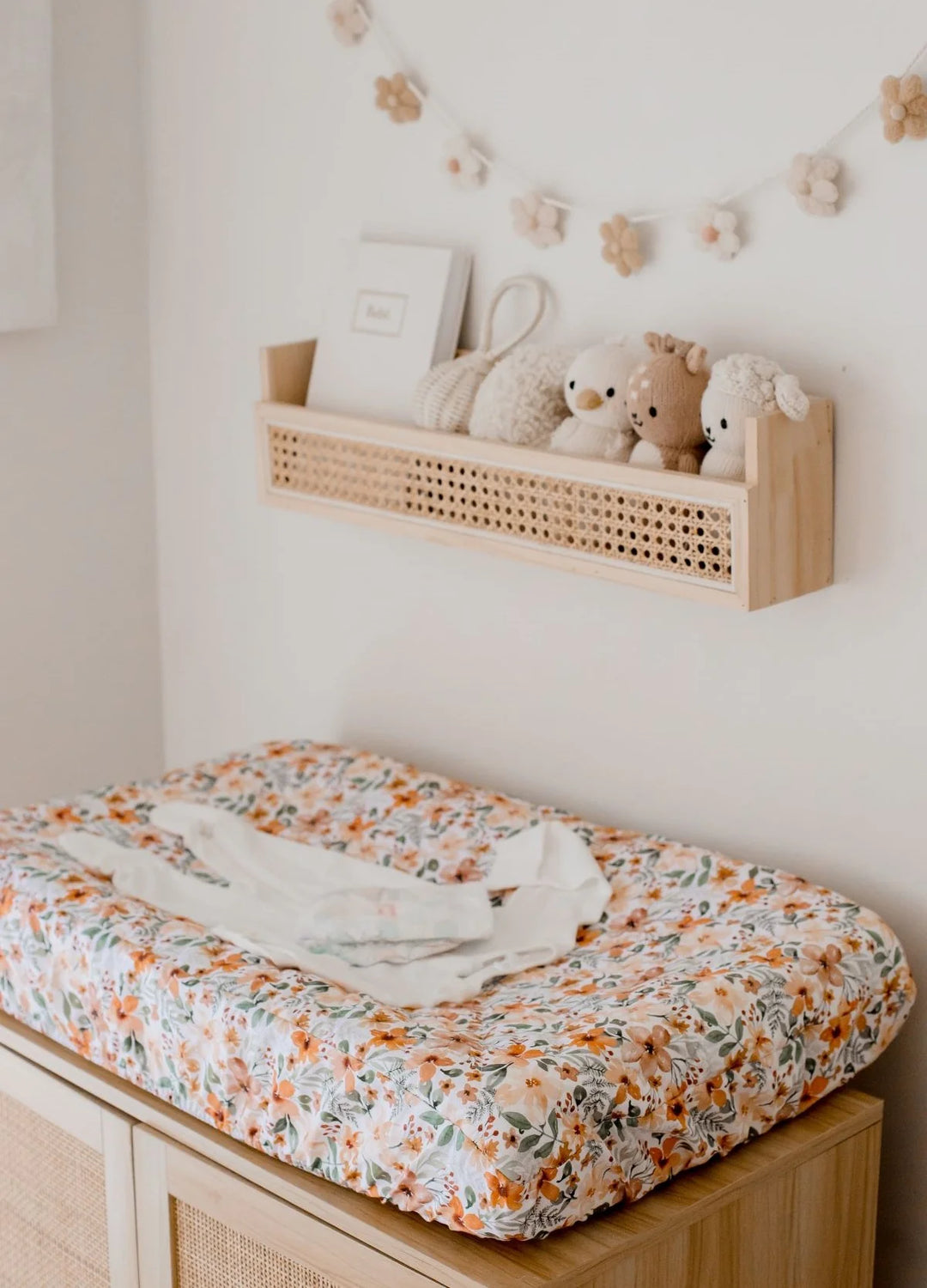 Bambella Designs Waterproof Bassinet Sheet/Change Mat Cover | Bloom