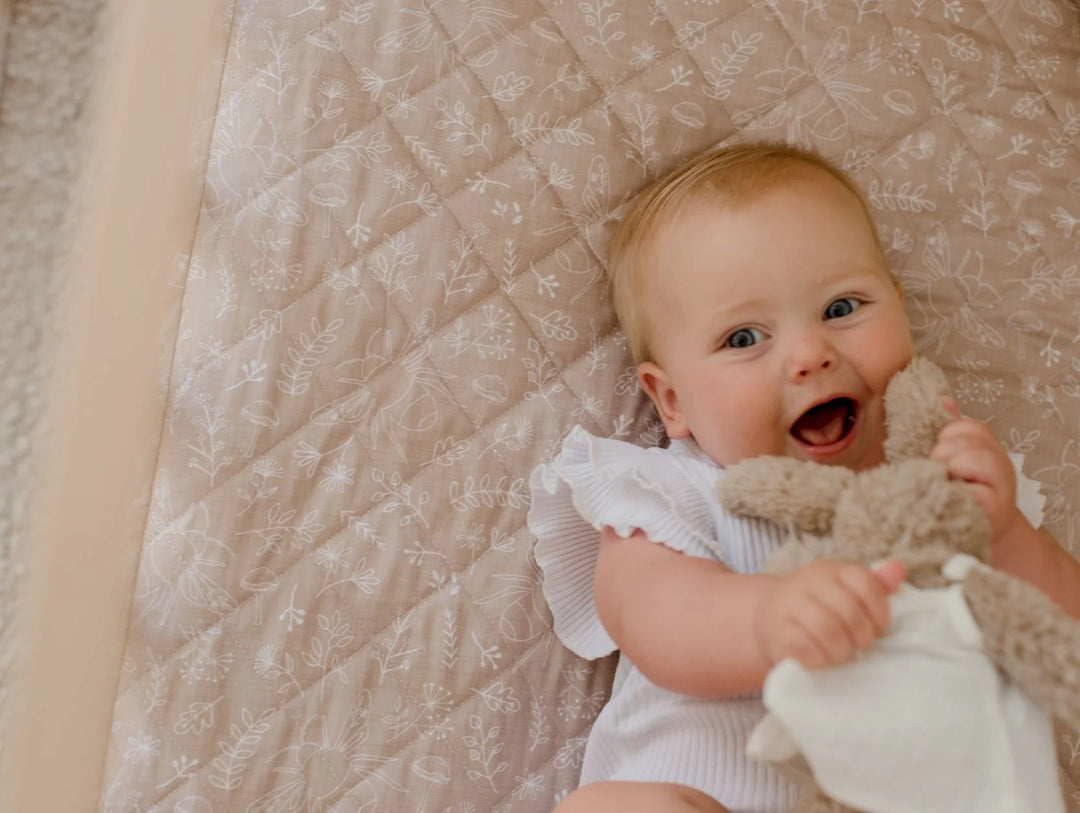 Bambella Designs Waterproof Cot Sheet | Bee Kind