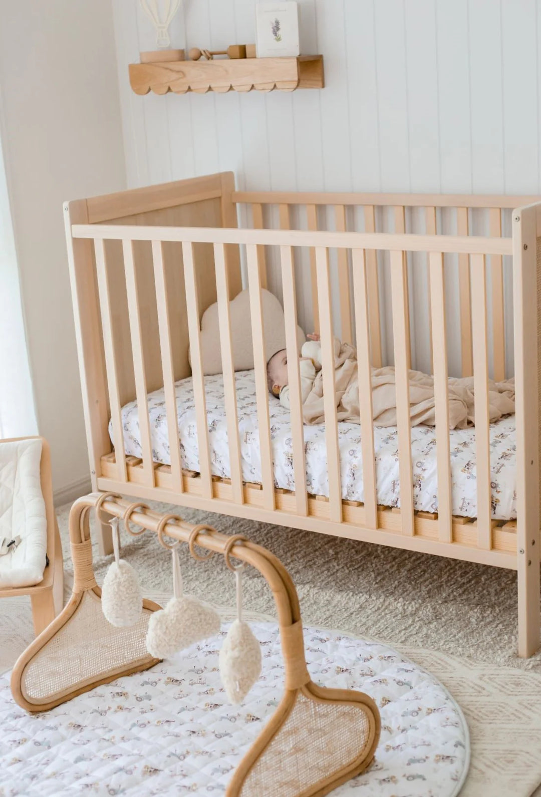 Bambella Designs Waterproof Cot Sheet | Oakwood Farm
