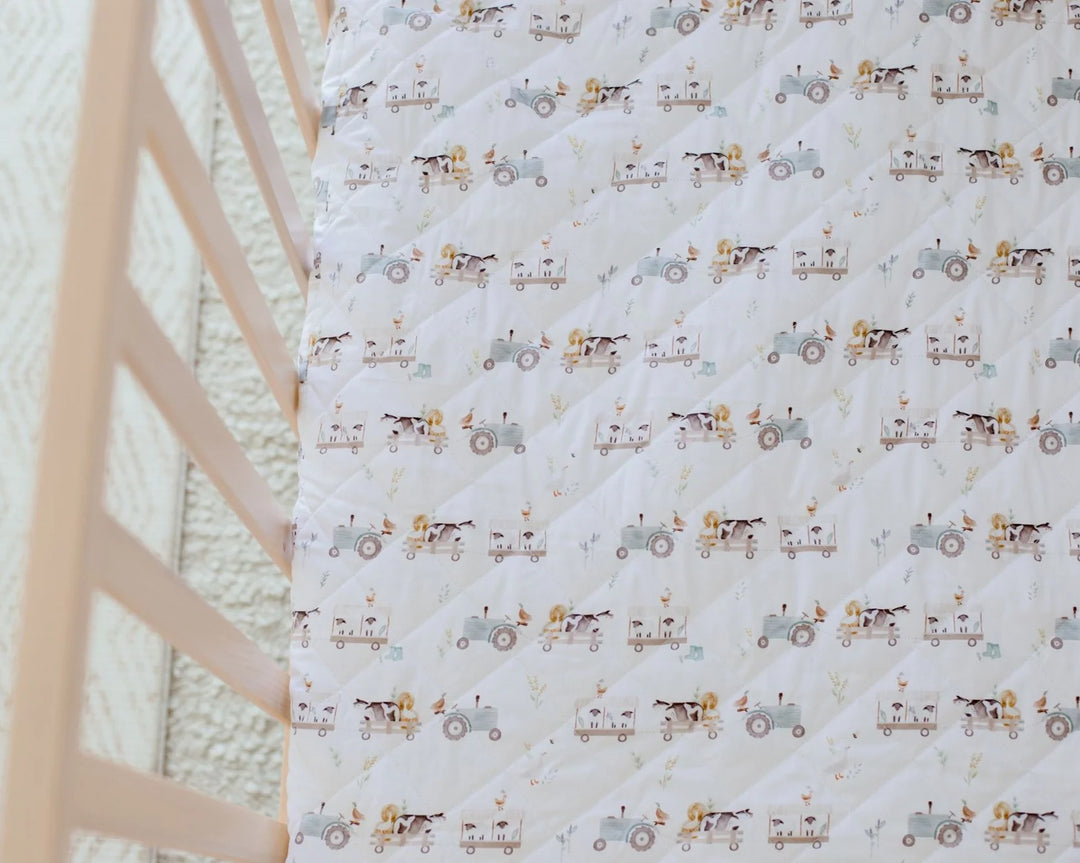 Bambella Designs Waterproof Cot Sheet | Oakwood Farm