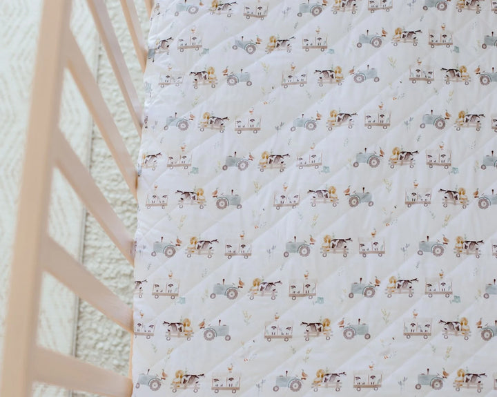 Bambella Designs Waterproof Cot Sheet | Oakwood Farm