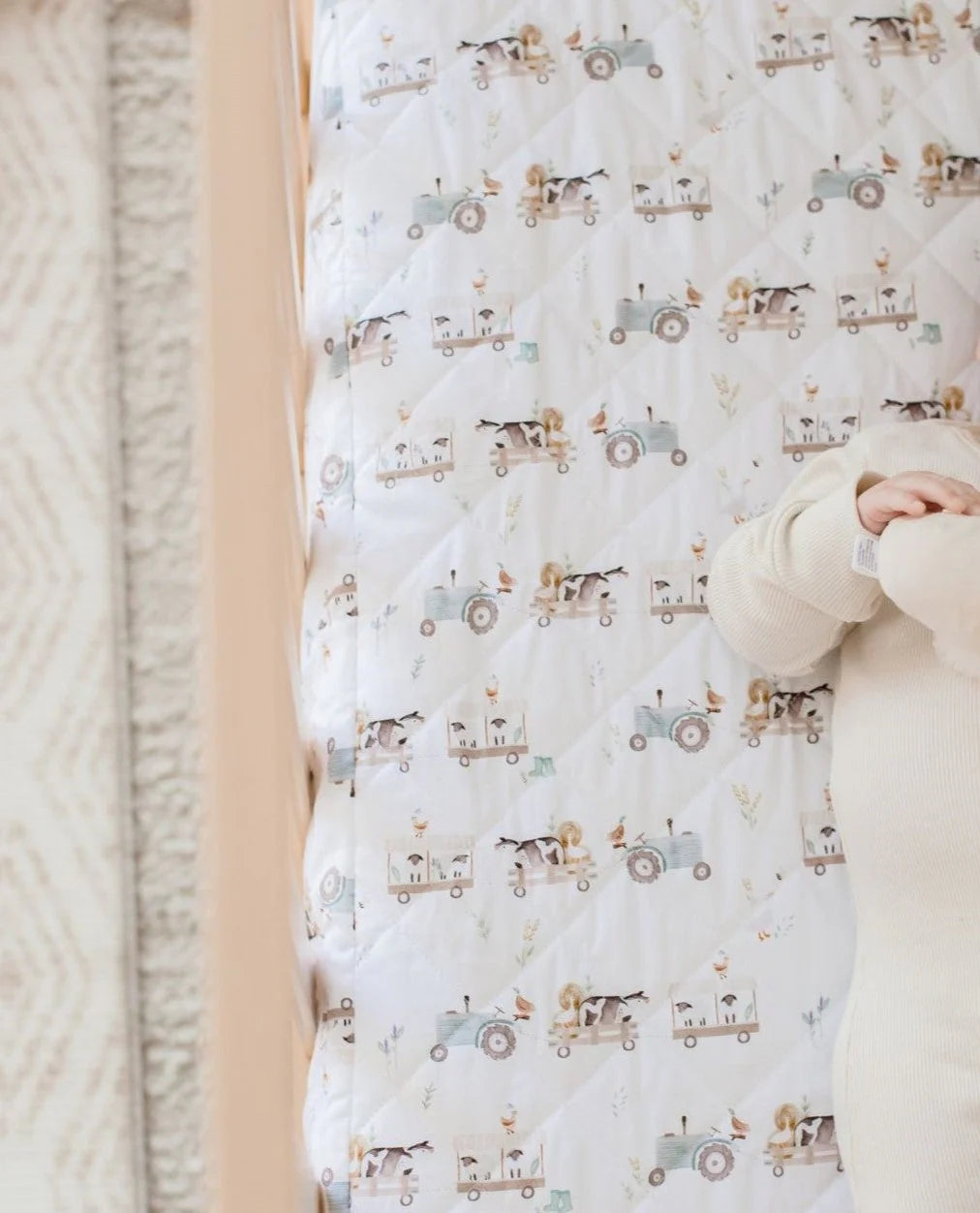 Bambella Designs Waterproof Cot Sheet | Oakwood Farm
