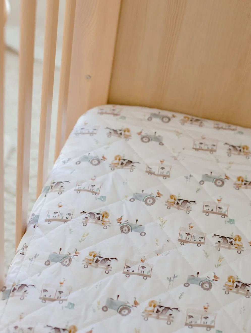 Bambella Designs Waterproof Cot Sheet | Oakwood Farm