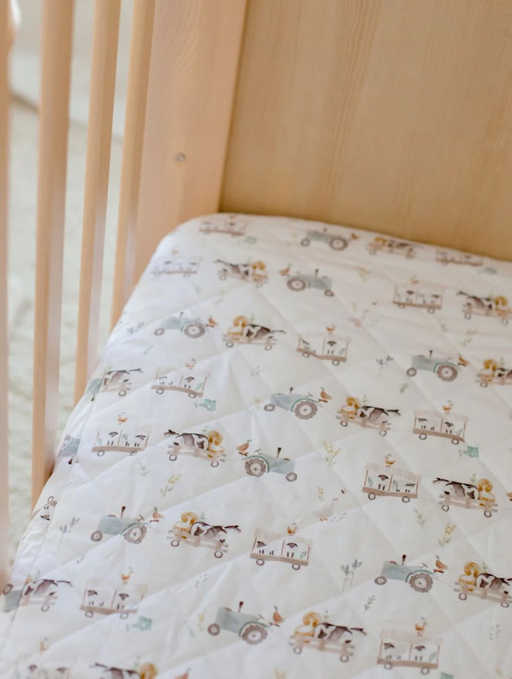 Bambella Designs Waterproof Cot Sheet | Oakwood Farm