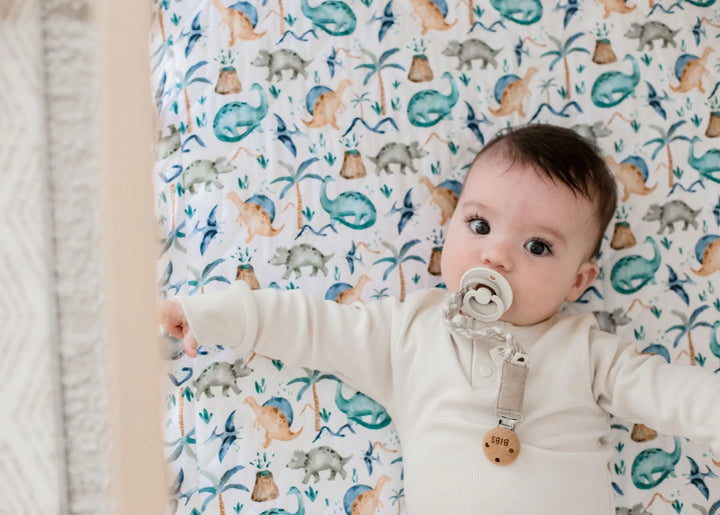 Bambella Designs Waterproof Cot Sheet | Wild Dinosaurs