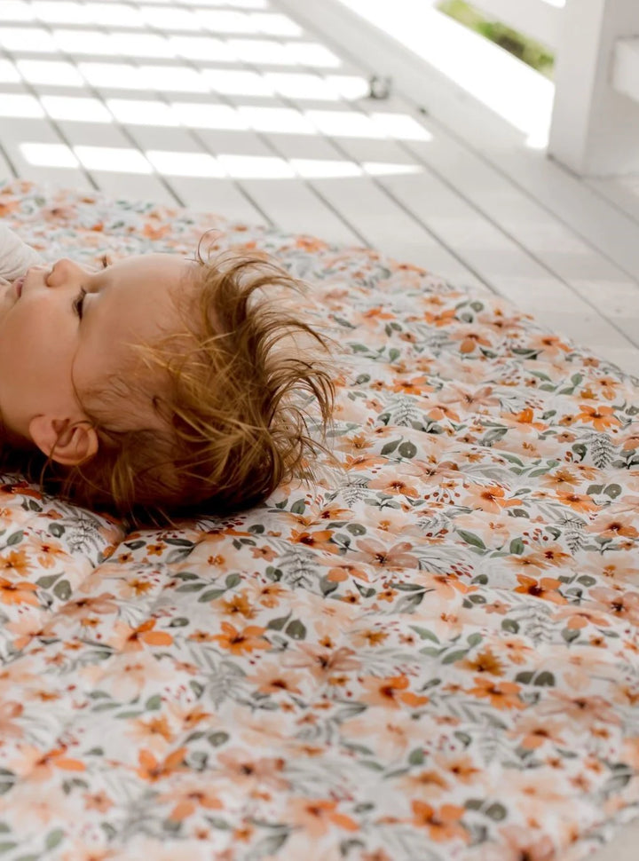 Bambella Designs Waterproof Padded Play Mat | Bloom