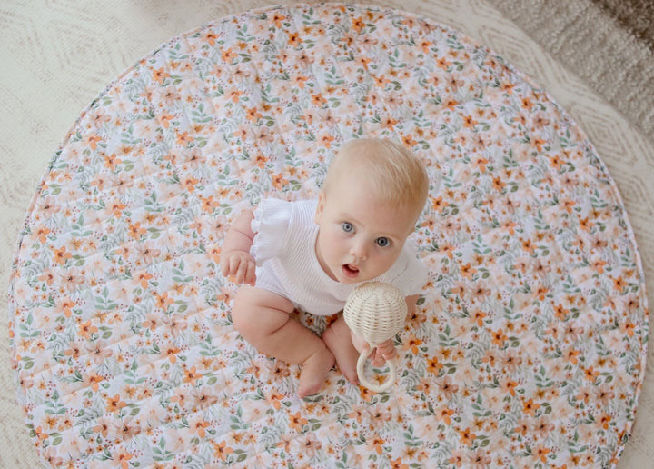 Bambella Designs Waterproof Padded Play Mat | Bloom