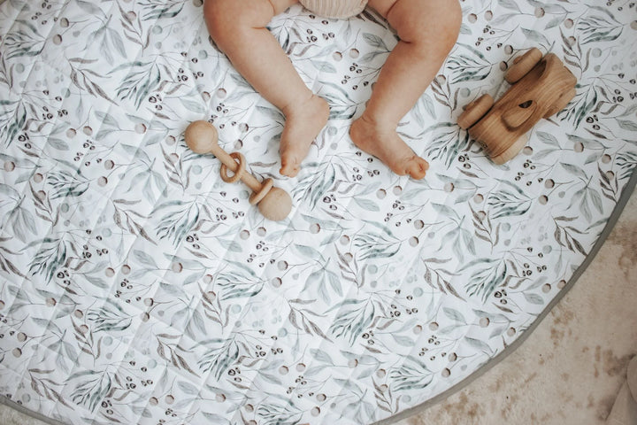 Bambella Designs Waterproof Padded Play Mat | Botanical