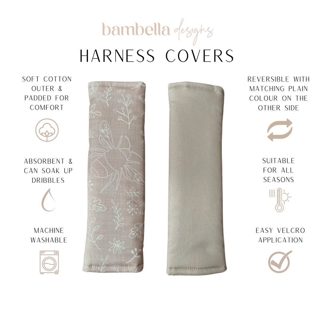 Bambella Designs Harness Covers | Bee Kind