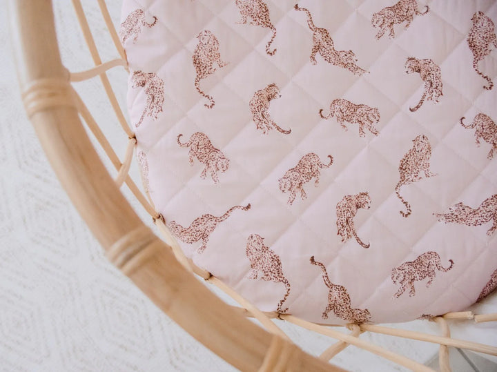 Bambella Designs Waterproof Bassinet Sheet/Change Mat Cover | Queen of the Jungle