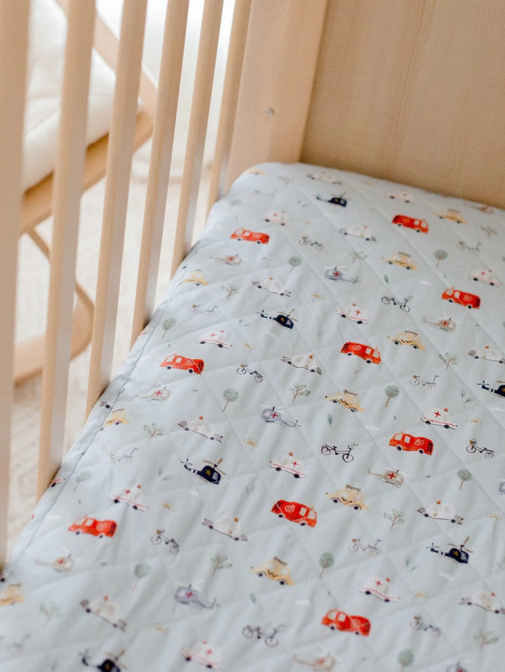 Bambella Designs Waterproof Cot Sheet | Things That Go