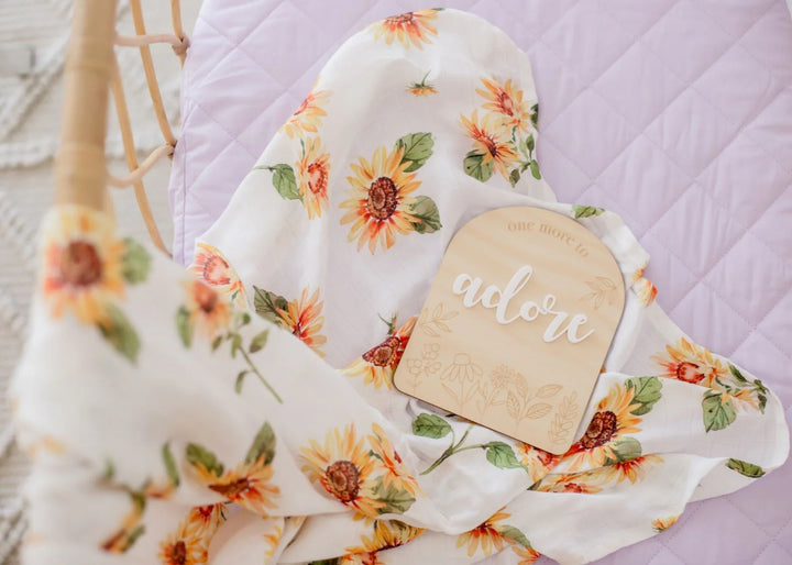 Bambella Designs Bamboo Cotton Muslin Swaddle | Sunny Days