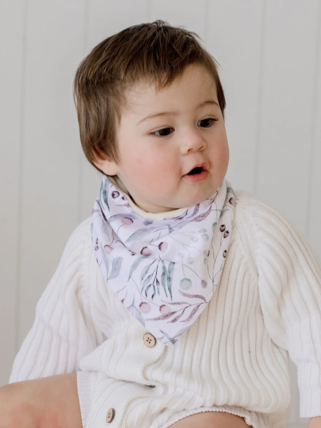 Bambella Designs Bandana Bibs 2 Pack | Botanical & Lagoon
