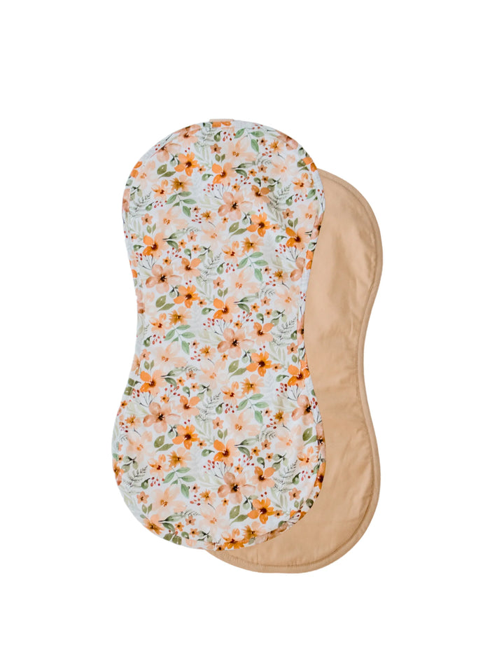 Bambella Designs Burp Cloth 2 Pack | Bloom & Nude