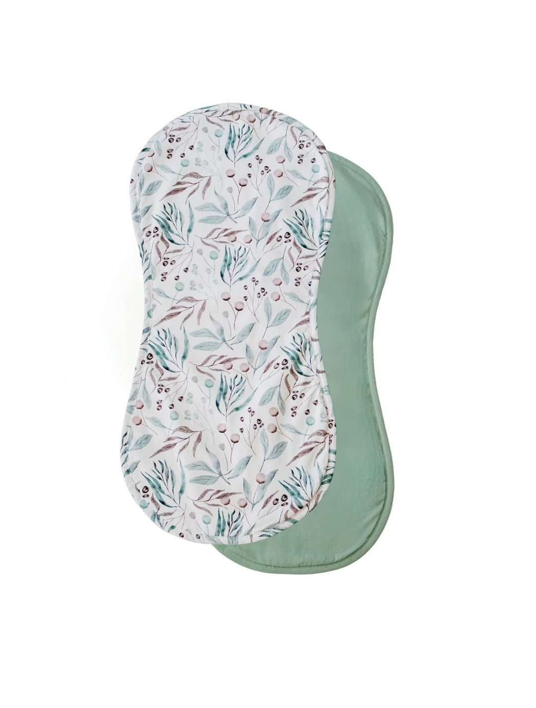 Bambella Designs Burp Cloth 2 Pack | Botanical & Lagoon