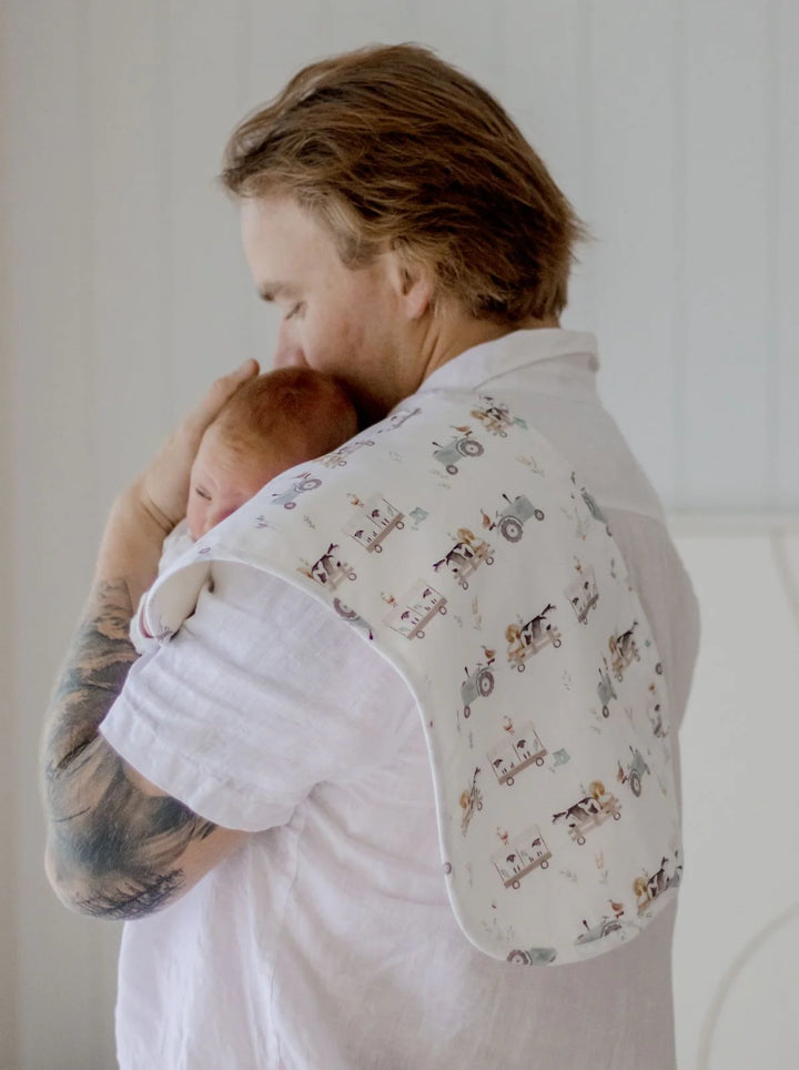 Bambella Designs Burp Cloth 2 Pack | Oakwood Farm & Latte