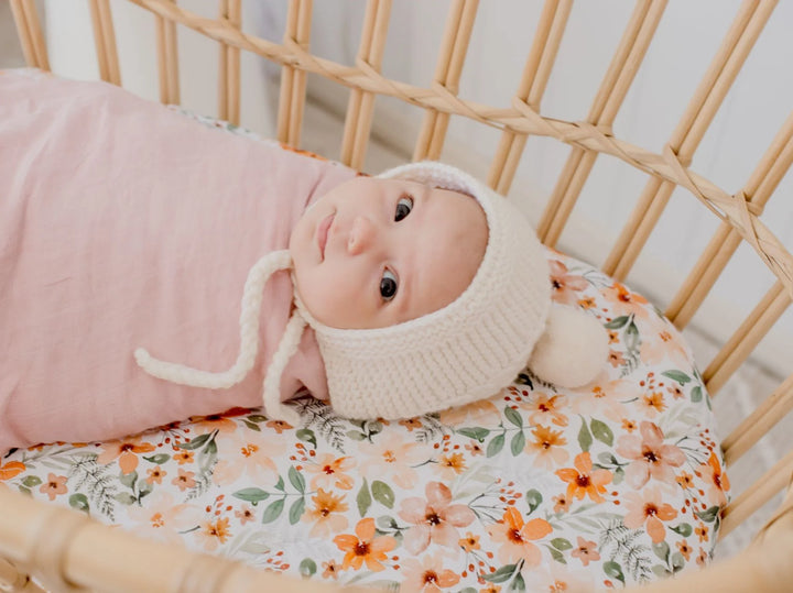 Bambella Designs Bamboo Cotton Muslin Swaddle | Primrose
