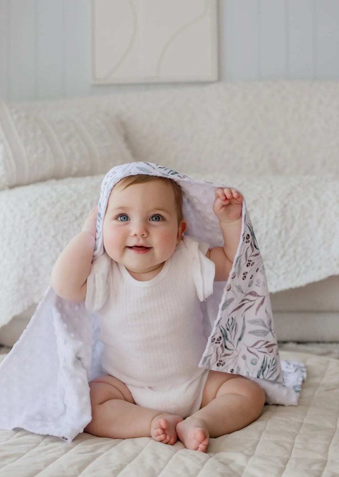 Bambella Designs Snuggle Blanket | Botanical