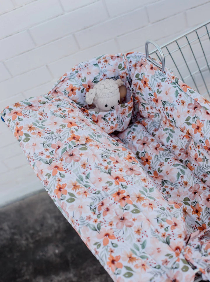 Bambella Designs Universal Padded Trolley Liner |Bloom