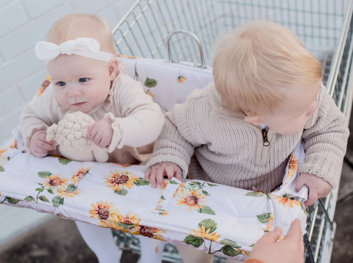 Bambella Designs Universal Padded Trolley Liner |Sunny Days