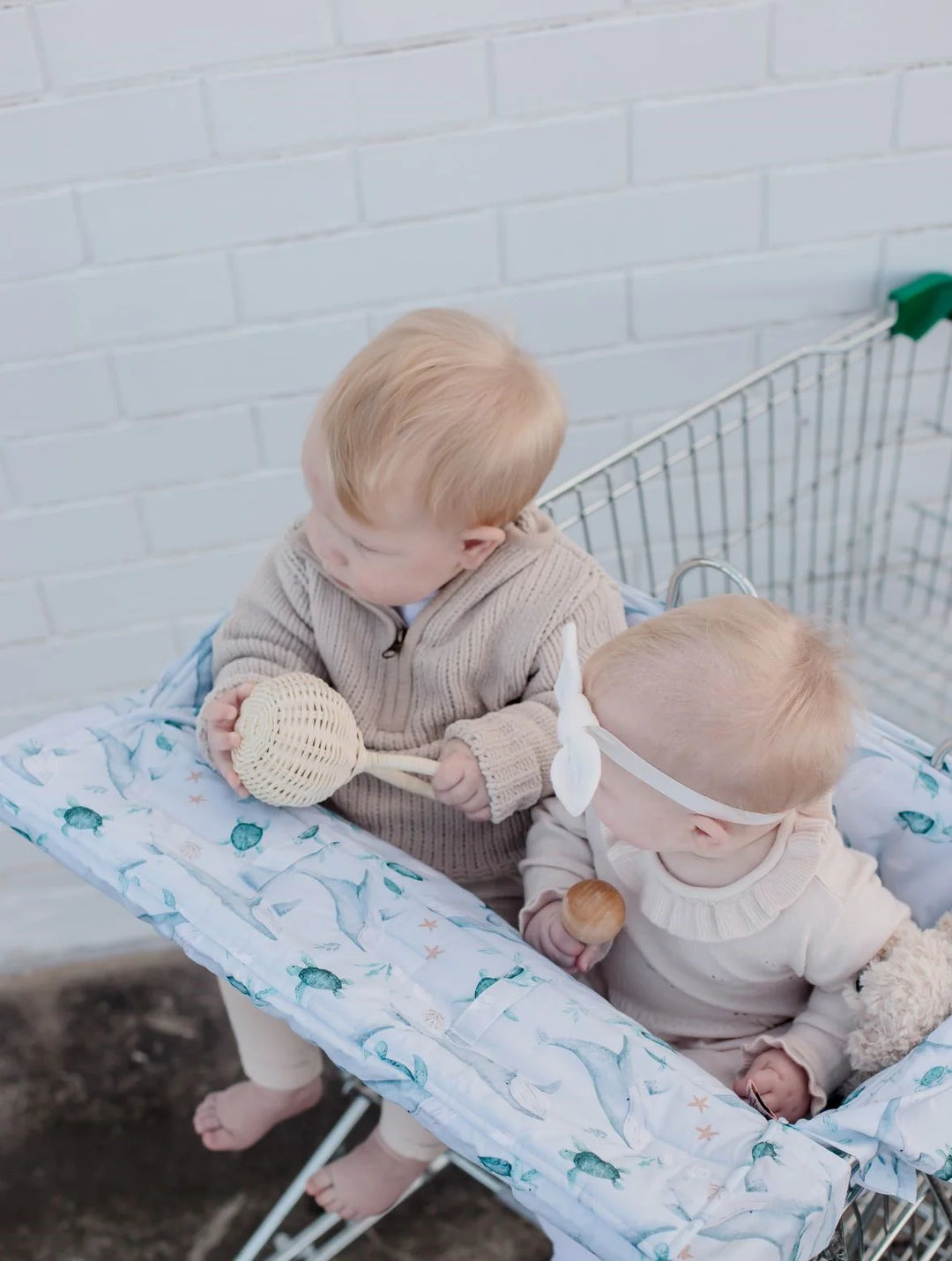 Bambella Designs Universal Padded Trolley Liner | Turtle Bay