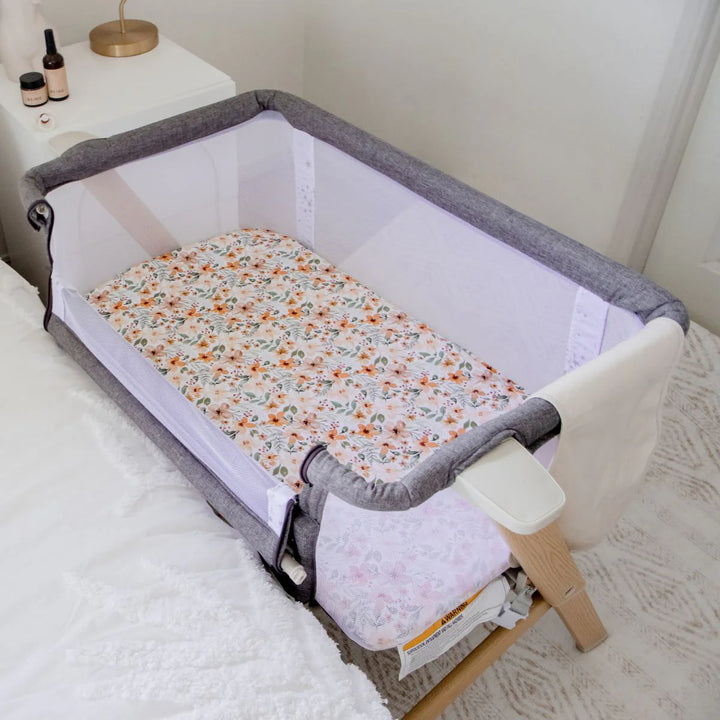 Bambella Designs Co-Sleeper Fitted Waterproof Sheet | Bloom