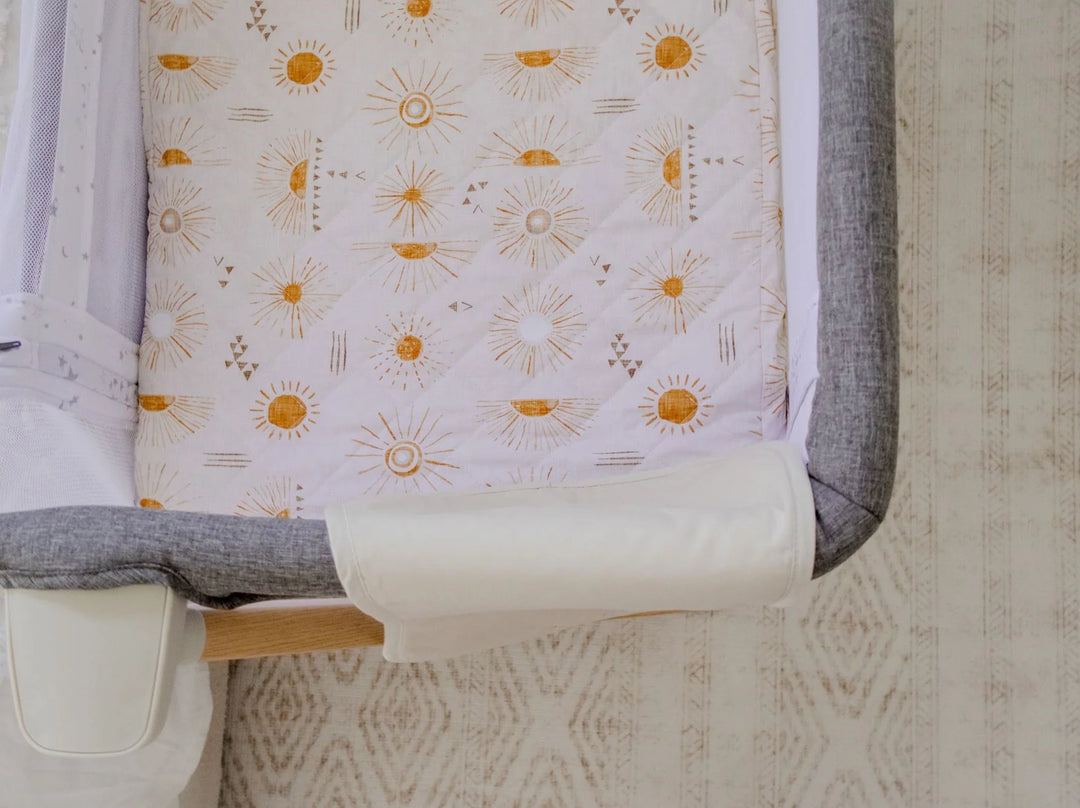 Bambella Designs Co-Sleeper Fitted Waterproof Sheet | Bohemian Sunshine