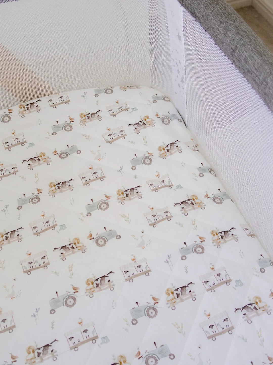 Bambella Designs Co-Sleeper Fitted Waterproof Sheet | Oakwood Farm