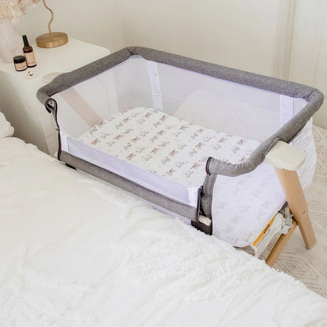 Bambella Designs Co-Sleeper Fitted Waterproof Sheet | Oakwood Farm