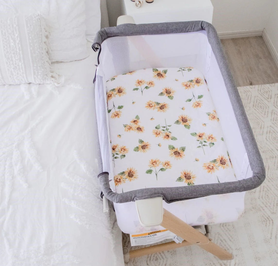 Bambella Designs Co-Sleeper Fitted Waterproof Sheet | Sunny Days