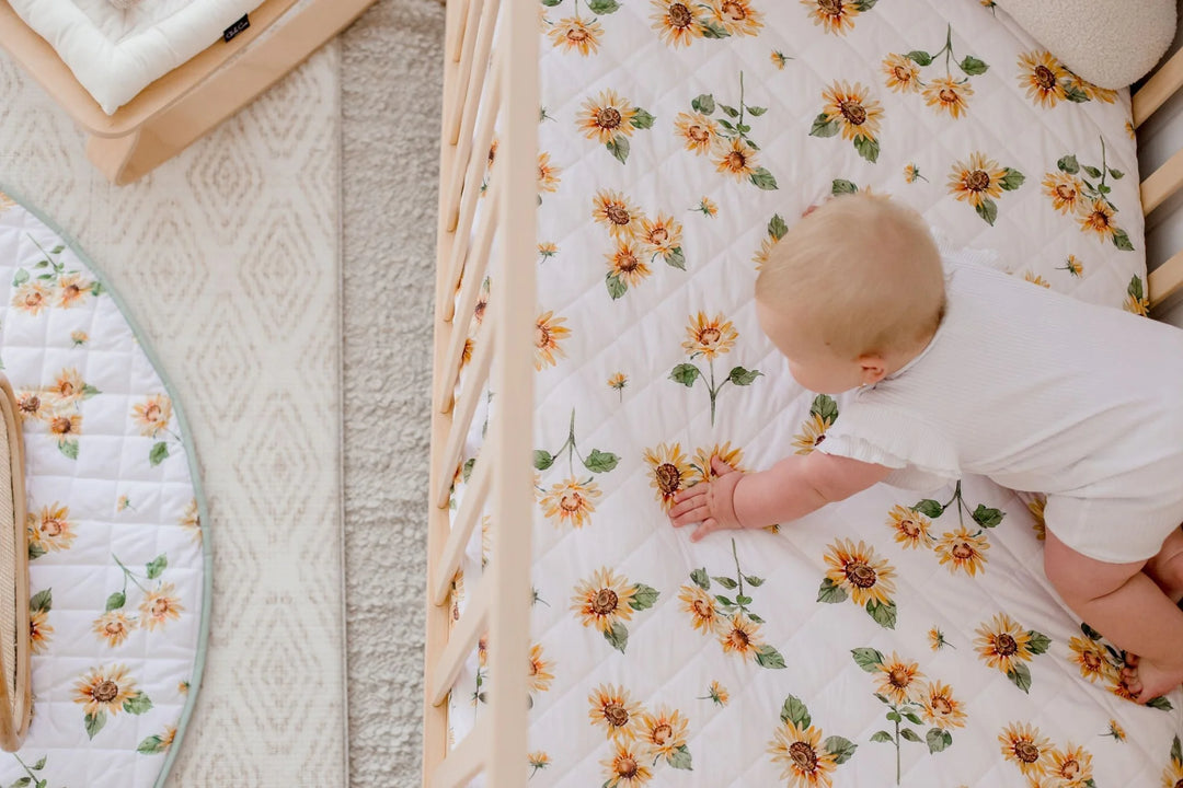 Bambella Designs Waterproof Cot Sheet | Sunny Days