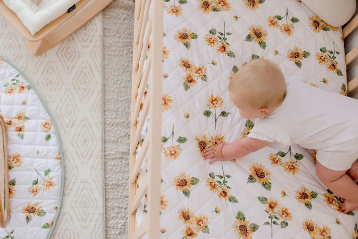 Bambella Designs Waterproof Cot Sheet | Sunny Days