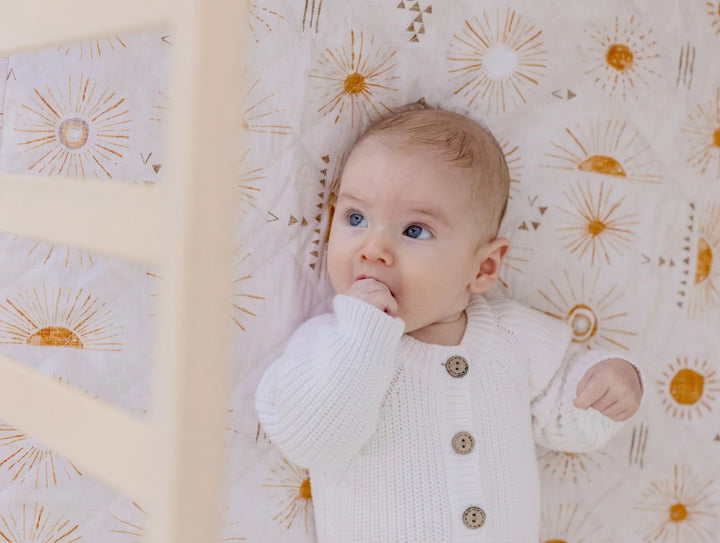 Bambella Designs Waterproof Cot Sheet | Bohemian Sunshine