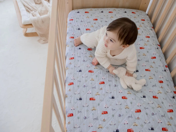 Bambella Designs Waterproof Cot Sheet | Things That Go