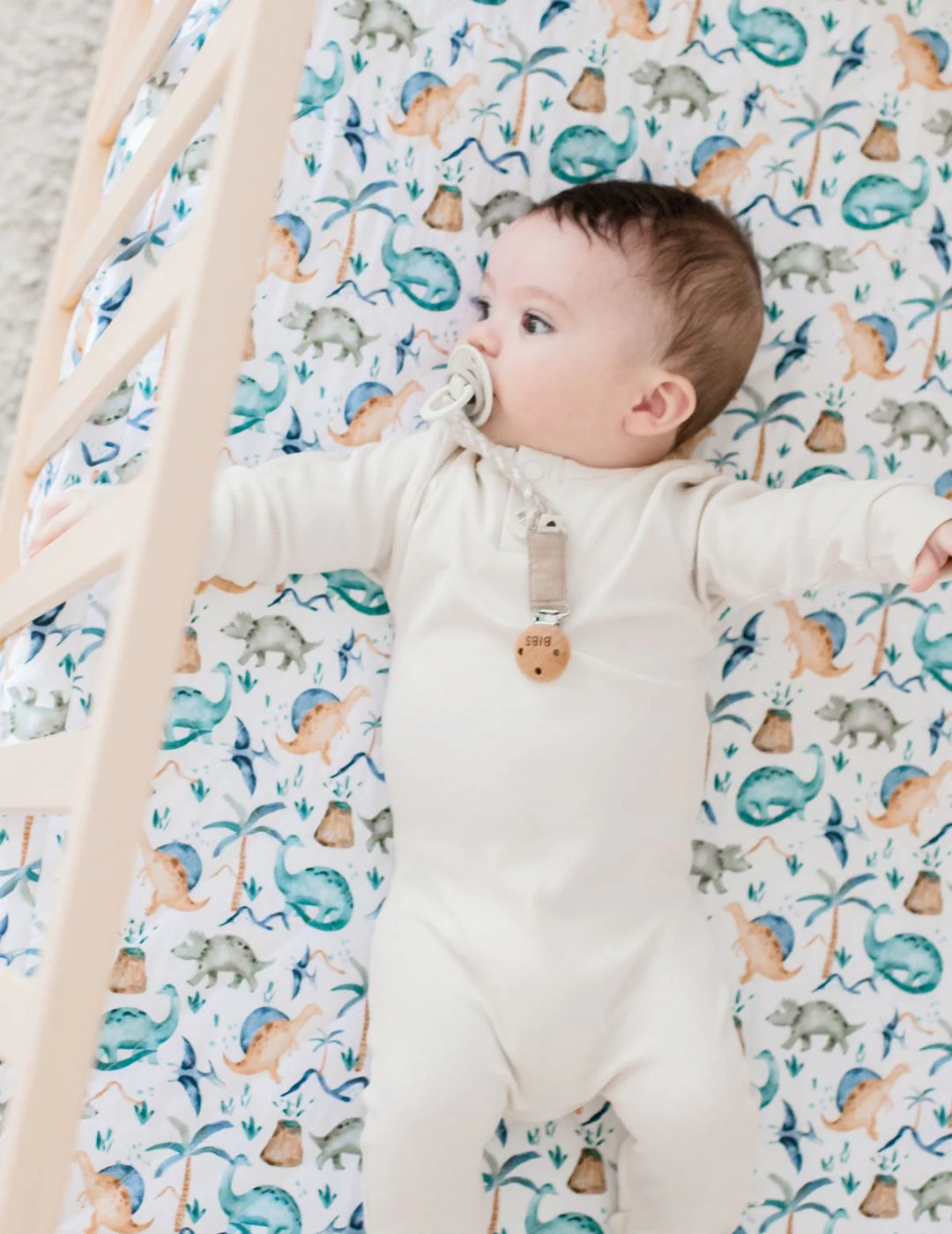 Bambella Designs Waterproof Cot Sheet | Wild Dinosaurs