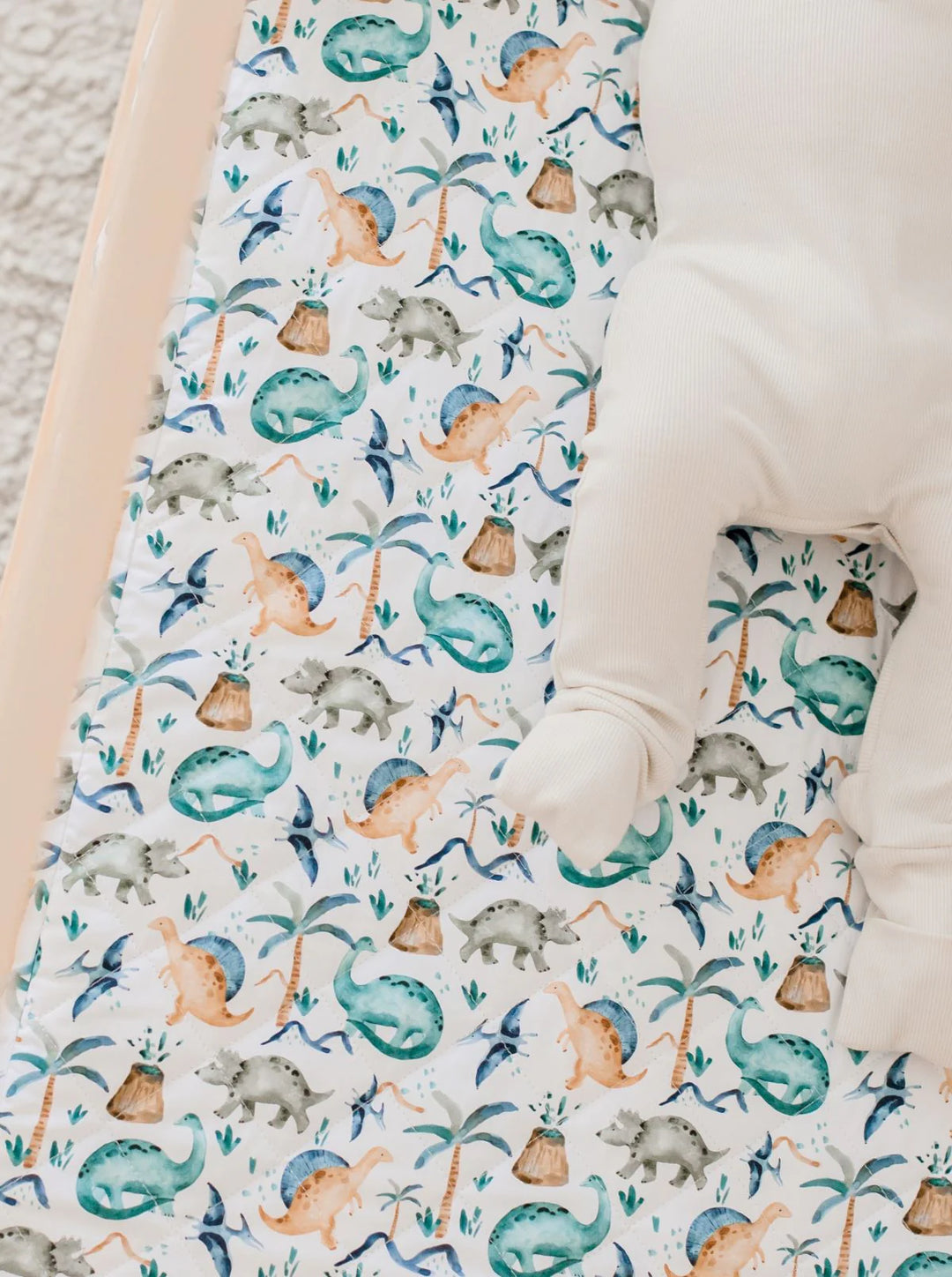 Bambella Designs Waterproof Cot Sheet | Wild Dinosaurs