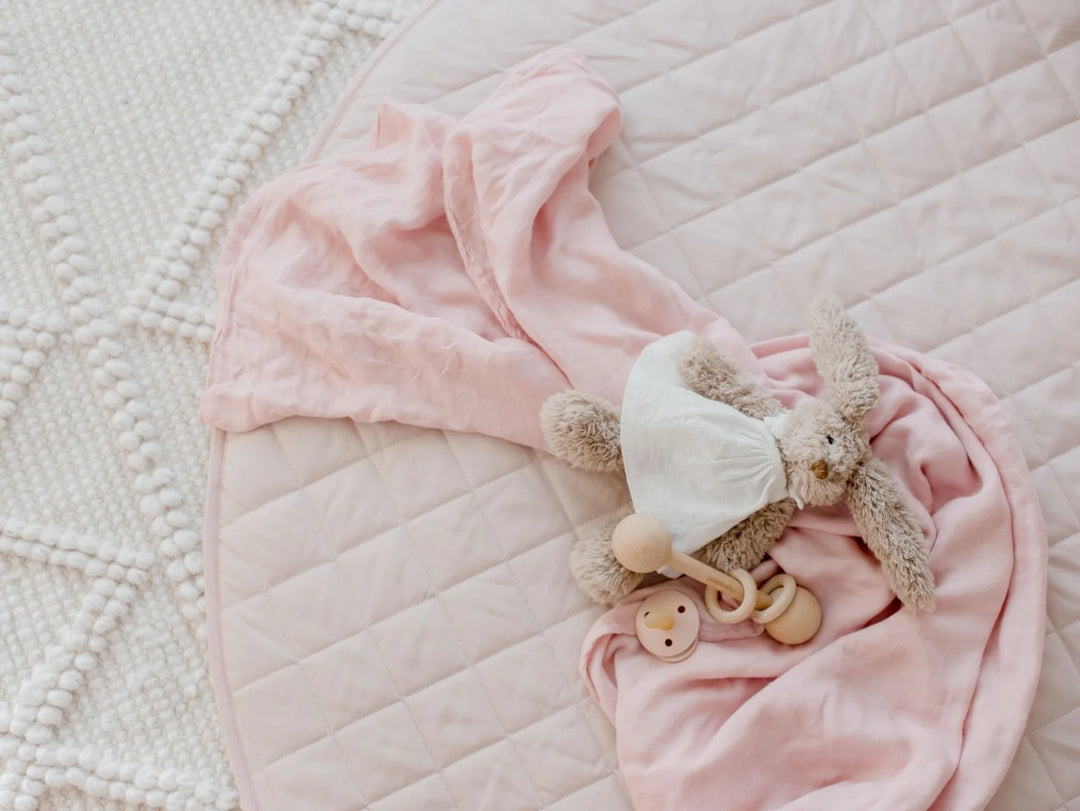 Bambella Designs Bamboo Cotton Muslin Swaddle | Primrose