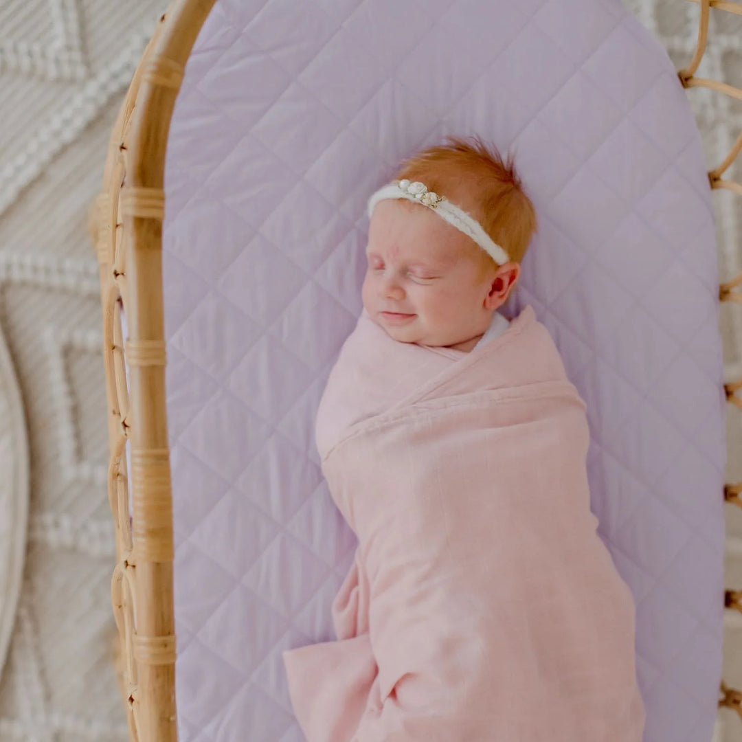 Bambella Designs Bamboo Cotton Muslin Swaddle | Primrose