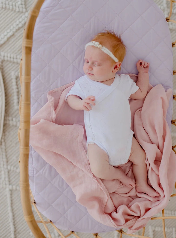 Bambella Designs Bamboo Cotton Muslin Swaddle | Primrose