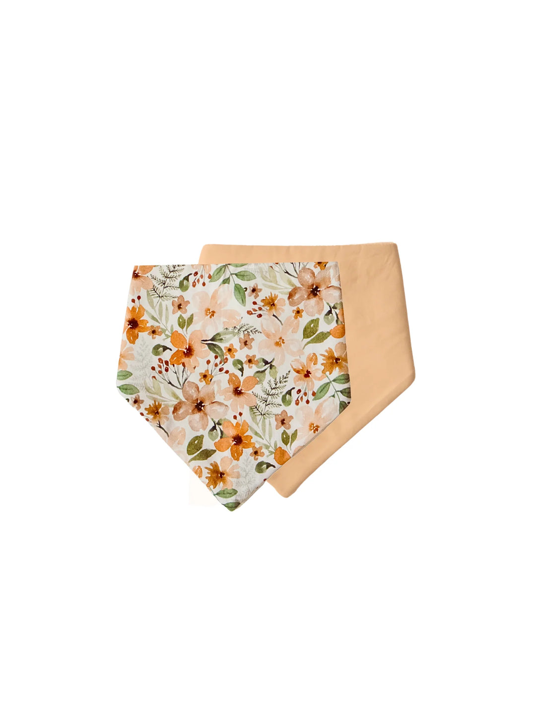 Bambella Designs Bandana Bibs 2 Pack | Bloom & Nude